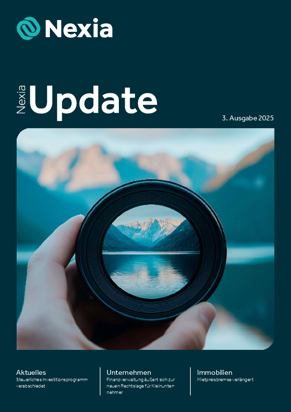 Nexia Update 03 | 2025 PDF zur Mandanteninfo: Nexia Update Version 3/2025