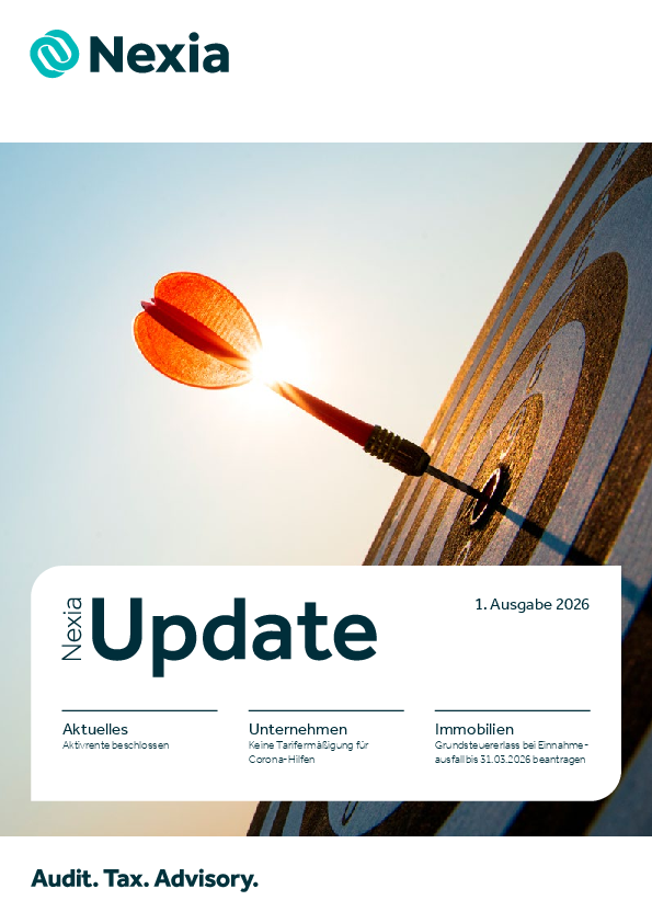 Nexia Update 01 | 2026 PDF zur Mandanteninfo: Nexia Update Version 1 | 2026