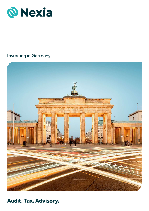 PDF zum Thema: Investing in Germany