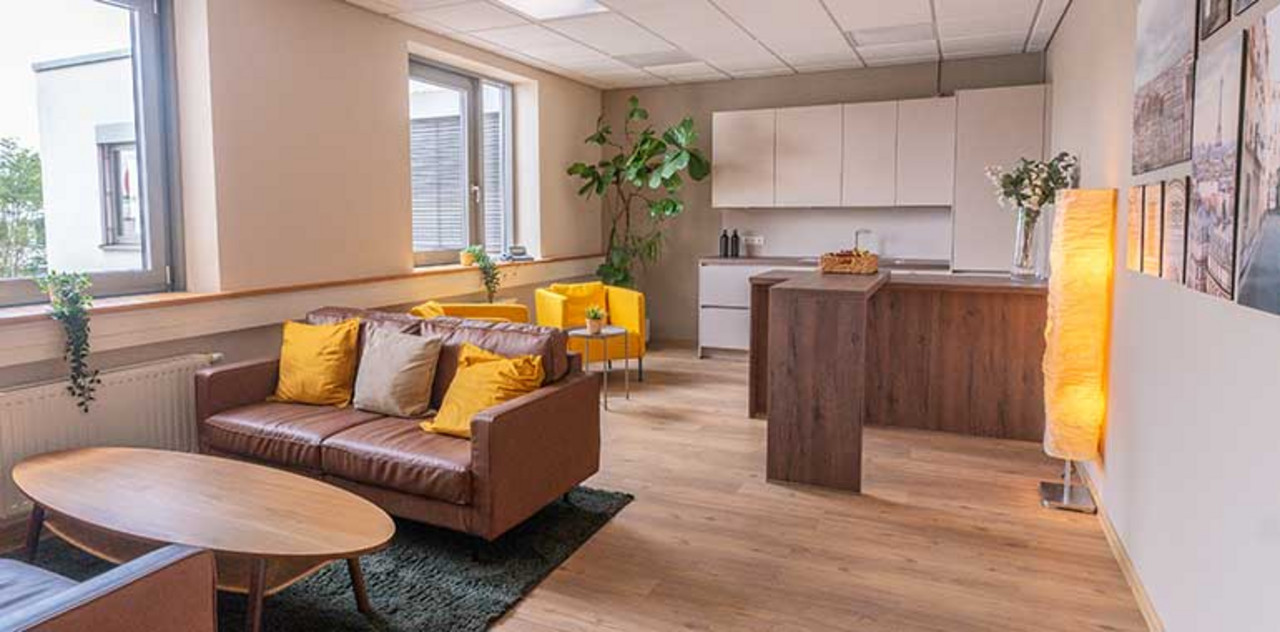 Nexia GmbH | Koblenz Blick in die Küche bzw. den Aufenthaltsraum am Nexia Standort in Koblenz.