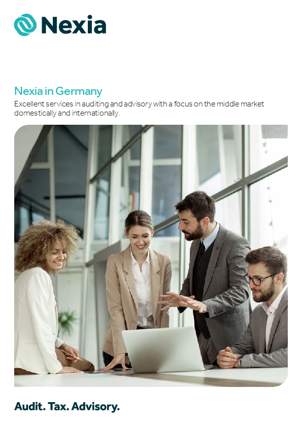 Corporate Brochure Nexia GmbH PDF of the Nexia company brochure